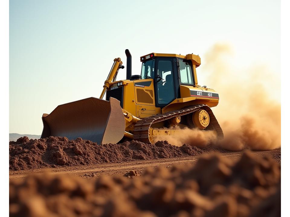 Bulldozer para nivelación de terrenos